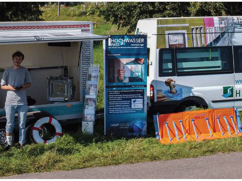 Hochwassermobil des Hochwasser Kompetenz Centrum (HSK)