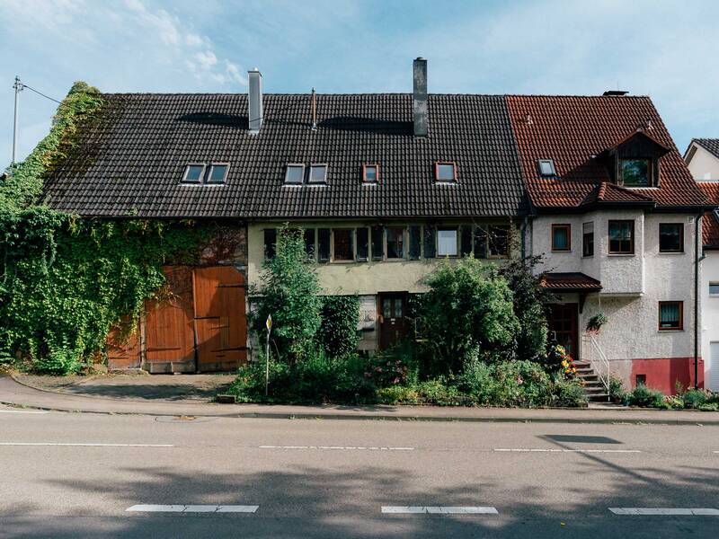Häuserzeile in Bünzwangen