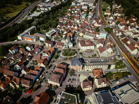 Luftbild von Ebersbach