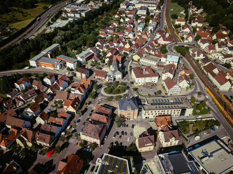 Luftbild von Ebersbach